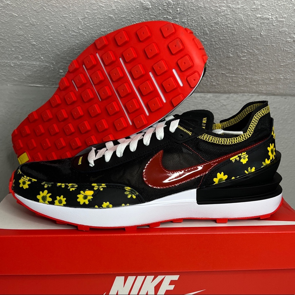 Nike Waffle One Habanero Red Floral